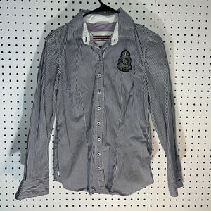 Pierre Cardin striped sailing club button down shirt